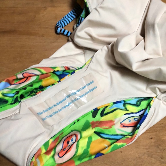 Dorothy Shain Anthropologie Bora Bora Bustier One-Piece Swimsuit NWOT XL - Picture 15 of 15